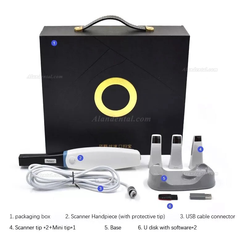 Runyes 3DS V3 PRO Dental 3D Intraoral Scanner Digital Dental 3D Scanner with Software